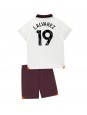 Otroški Nogometna dresi replika Manchester City Julian Alvarez #19 Gostujoči 2023-24 Kratek rokav (+ hlače)